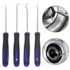 4Pcs/Set Car Repair Tools O-Ring Pick Puller Remover 165mm Seal Gasket Pick Hooks Tools
