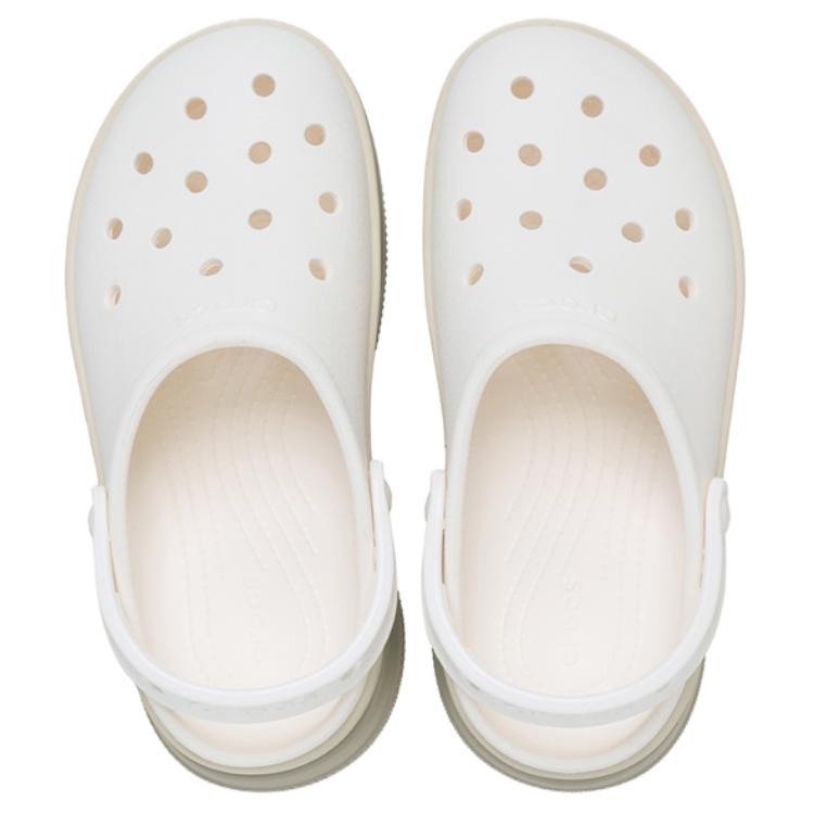 Crocs Classic Stacked Clog Chalk Unisex Sneakers White 211355-0WV