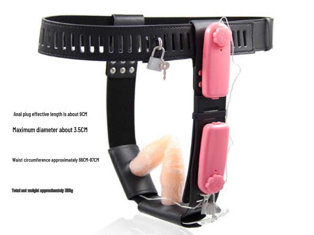 Women's Chastity Panties with Lock & Anal Plug - Erotic Wearable & Training Aid