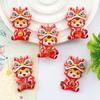 New Year Festive Lion Resin DIY Hair Clip & Keychain Accessories