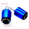 Universal Motorcycle Handlebar End Plugs Non Slip Surfaces High Effect Resistance Aluminum Weather Resistant Handle Plugs
