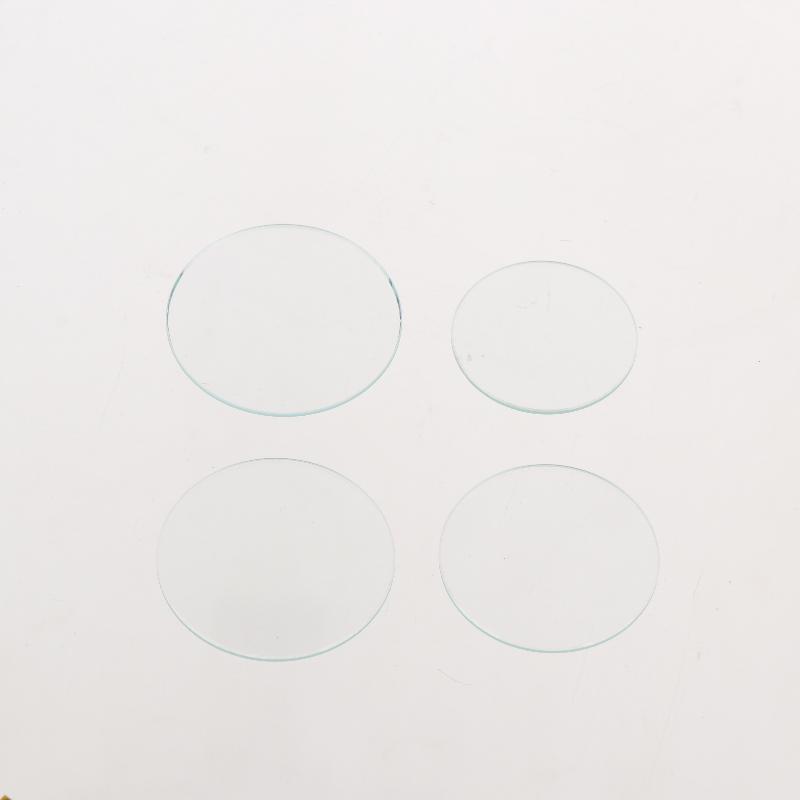 Watch Crystal Glass Lens 2Pcs 1mm Thick Round 27mm To 38.5mm Transparent Replacement for Watch Repair & DIY Projects