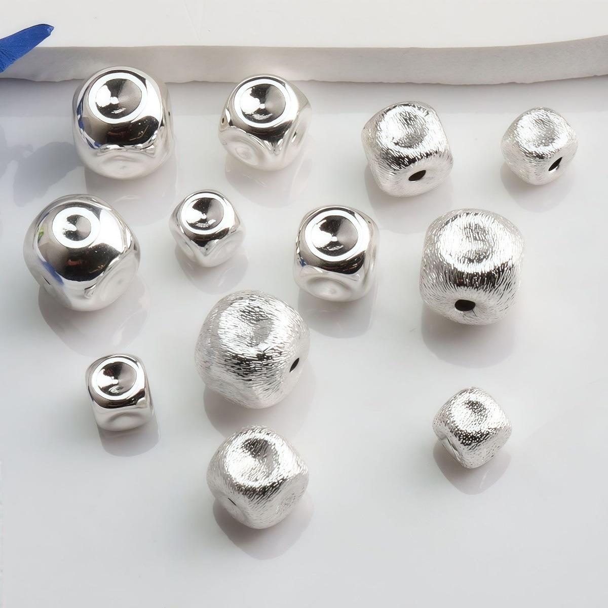 

14K Gold Filled Frosted Square Spacer Beads for DIY Jewelry