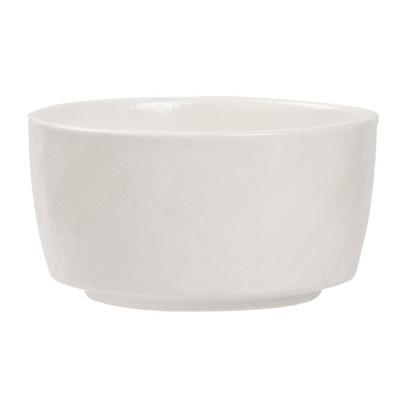 Domowa wysokiej klasy ceramiczna miska Czysto biała okrągła miska Naczynia Ryżowa miska Miska na zupę Restauracja Duża miska Miska na dania zachodnie