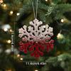 1PC luxurious velvet Christmas decoration easy to hang Christmas decoration exquisite and cute snowflake deer pendant