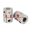 Aluminum Alloy Plum Blossom Coupling DCJ03-D14 (Sizes: 20, 30, 40) - Rd3/4/5/6/8, Ed3/4/5/6/8