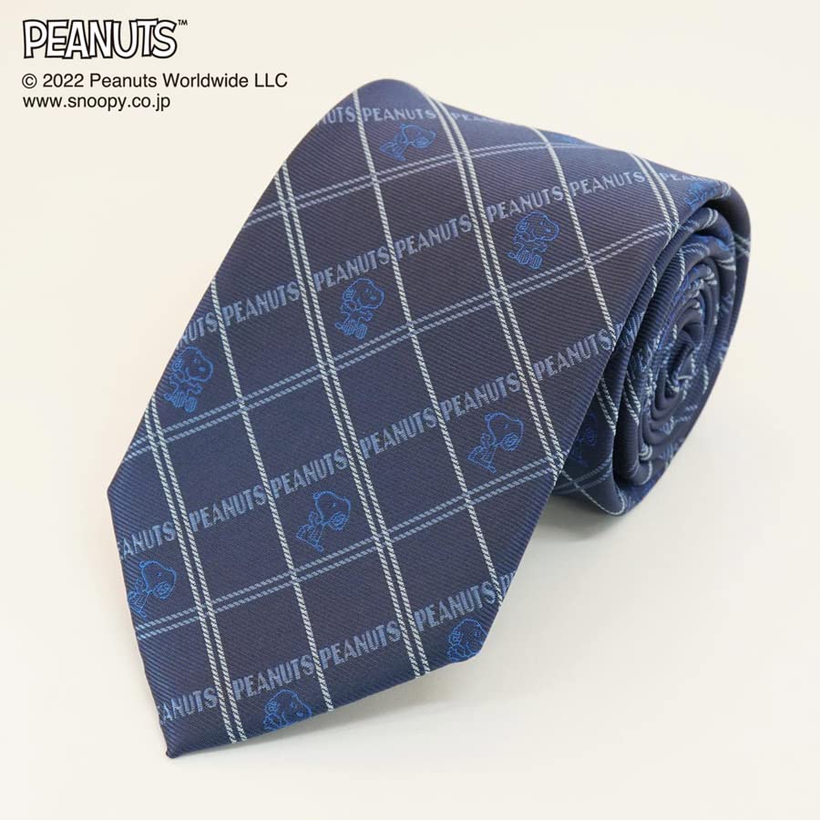 Peanuts Snoopy Tie PND48170 Blue SNOOPY Business Brand Tie Gift