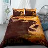 Dino Riders Duvet Cover Set King Queen Double Full Twin Single Bed Linen Set