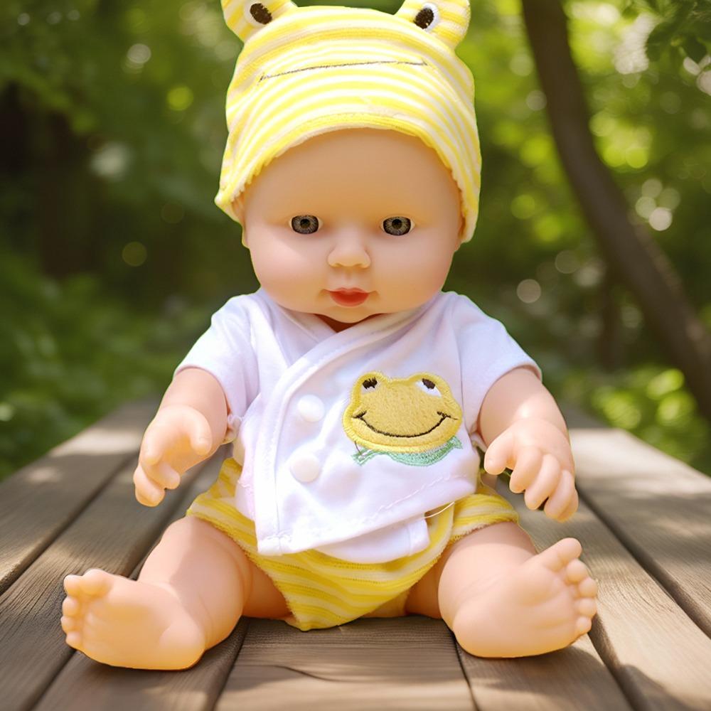Children's Full Soft Rubber Simulation Doll Talking Baby Baby Doll Toy Doll Princess Little Princess
