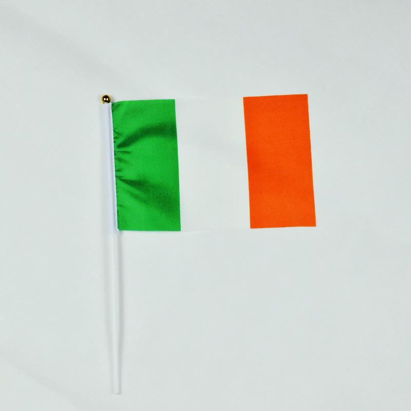 Irlanda 10 piezas de banderas para agitar a mano de 14*21 cm