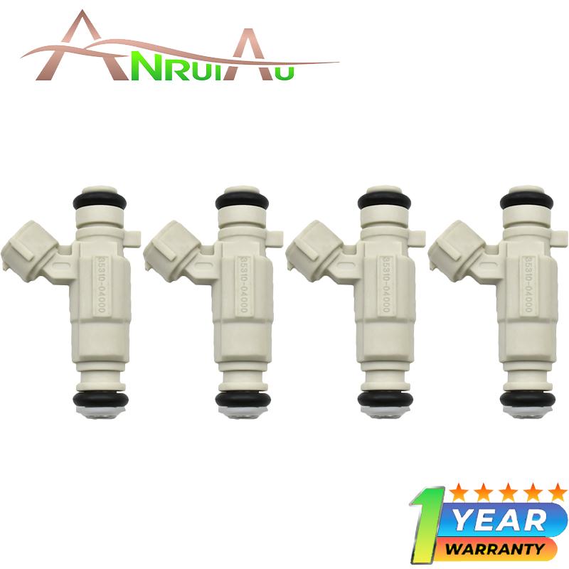NEW 4PCS Fuel Injector Nozzle 35310-04000 3531004000 Compatible with Kia picanto 2011-2014 Hyundai i10 2011-2016
