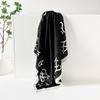 Foulard in Seta 70 * 70 cm Foulard Quadrato Piccolo da Donna Fantasia Spina di Pesce Cotone Moda Retrò Sciarpa Sciarpa di Alta Gamma Foulard in Seta