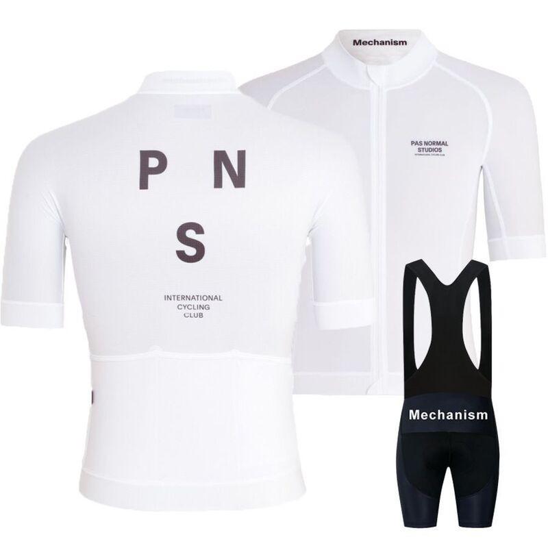 Mens Cycling Jersey Set Short Sleeve Road Bike Kit Quick Dry Riding Outfit