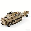 Segunda Guerra Mundial, Soldados Militares do Exército da Segunda Guerra Mundial, SWAT, Veículo Blindado de Lagartas Semi-Lagartas, Reboque, Blocos de Construção, Brinquedos Infantis