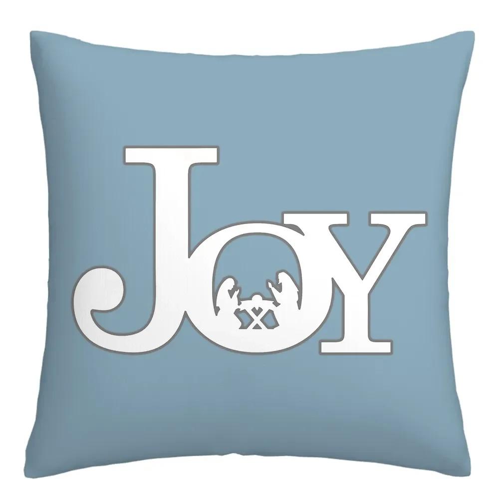 Blue and White Geometric Diamond Pillowcase Office Living Room Home Pillowcase Car Ornaments