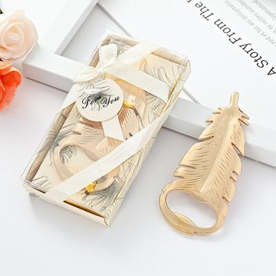 Feather Bottle Opener, Festival, Wedding, Birthday Party Small Gift, Zinc Alloy Beer Bottle Opener