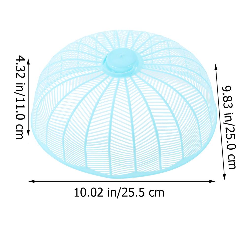 Umbrella Shape Food Cover Plastic Kitchen Covers Barbecue Picnic Party Fly Proof Dish Cover Travel Camping Pool Easy Clean