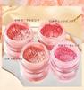 PIPL Cheek Pompon Mineral Cheek Blush with High Gloss Contour Face Cushion Highly Natural Cosmetics Puff, Blush, Soft, Pigmented, Lightweight,