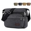 1 Men'S Retro Canvas Crossbody Bag, Casual Travel Shoulder Bag, Outdoor Sports Shoulder Bag With Adjustable Shoulder Strap