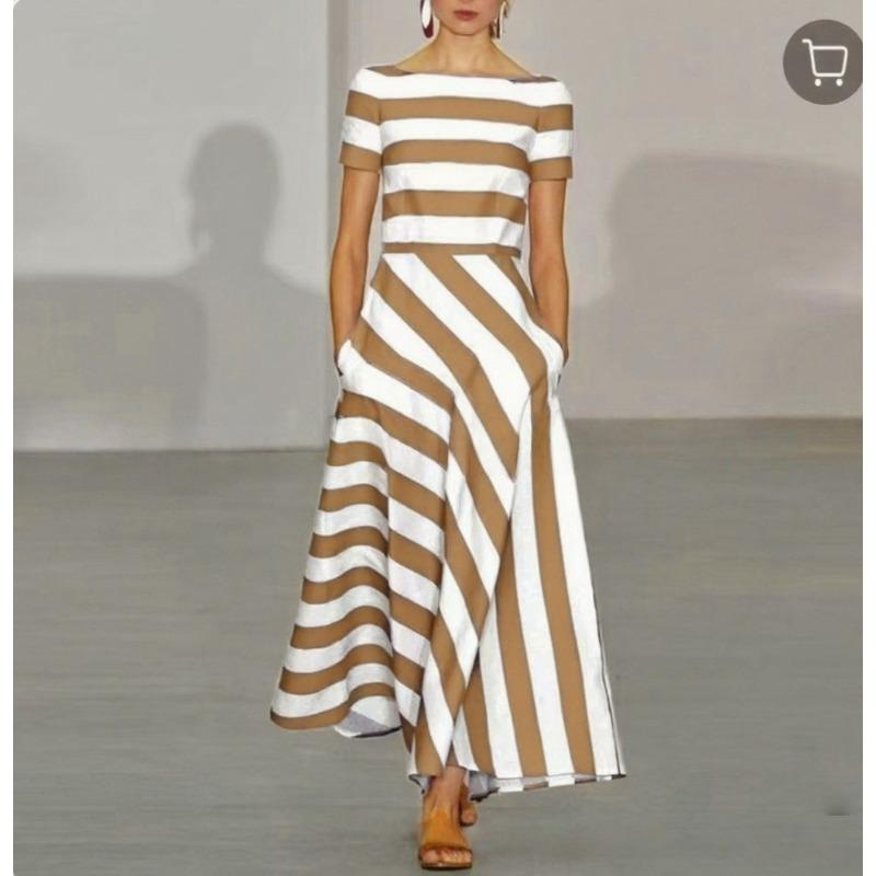 JPNTKYWomen's Fashion Summer Spring Short Sleeve  Casual Dresses