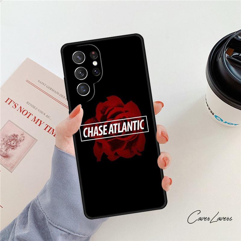 Chase Atlantic Music Phone Case For Samsung Galaxy S24 S25 S23 S22 Ultra Note 10 20 Plus S20 S21 FE Cover