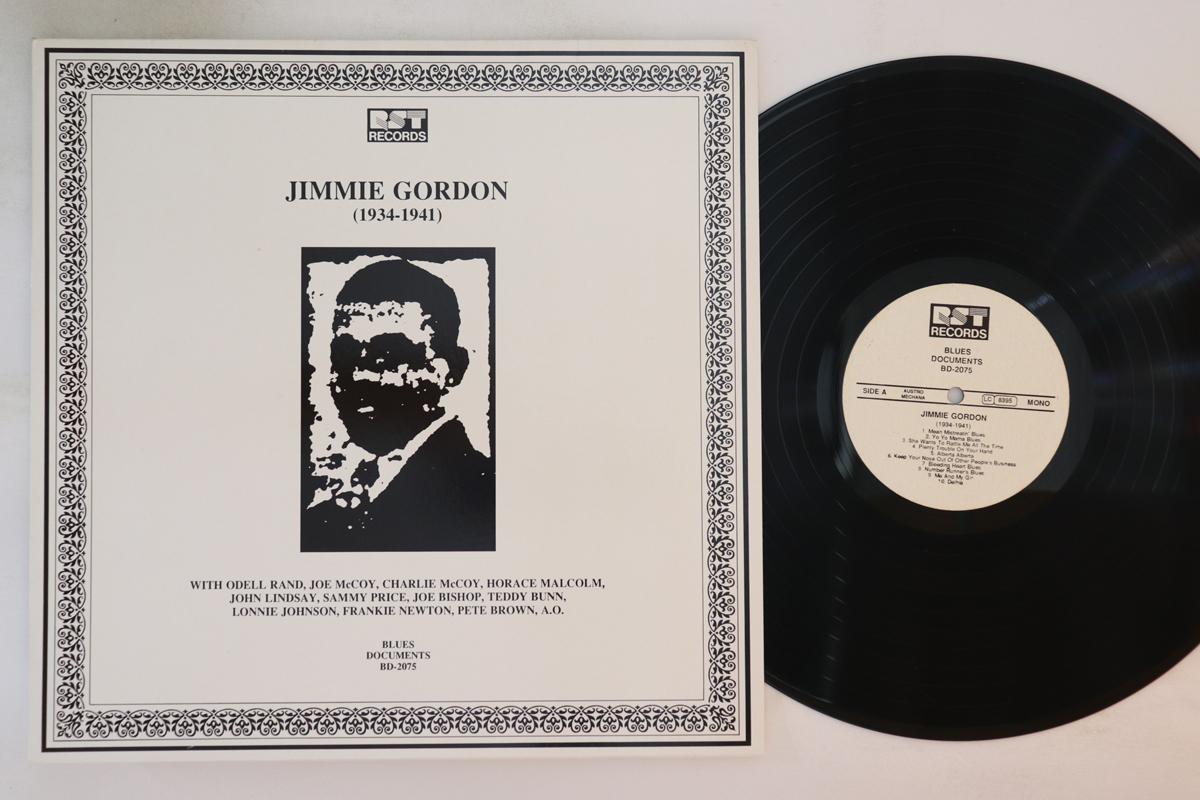 

LP Record JIMMIE GORDON - (1934-1941) BD2075 RST 1989 Austria Blues Used