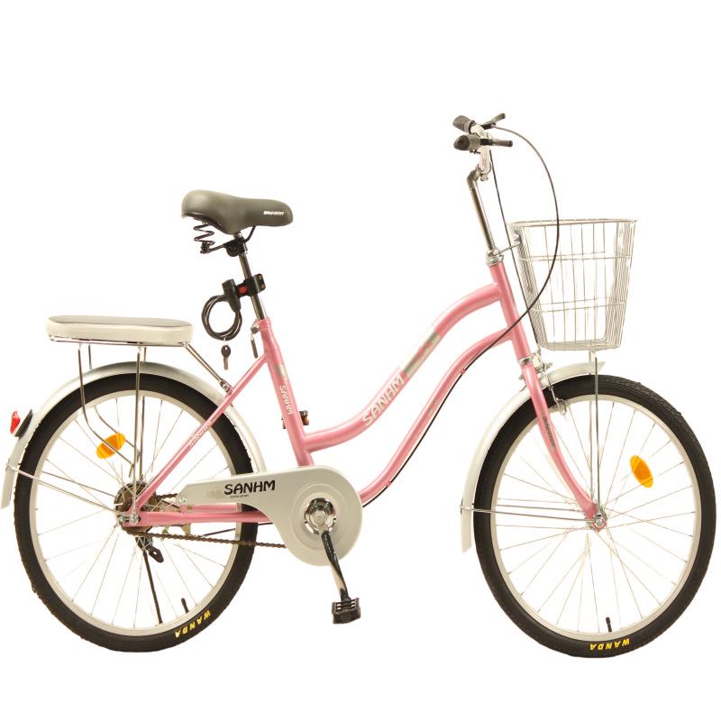 22-inch Unisex Bicycle for Commuting and Student Use - Lightweight, Medium and Large Sizes, Suitable for Cycling