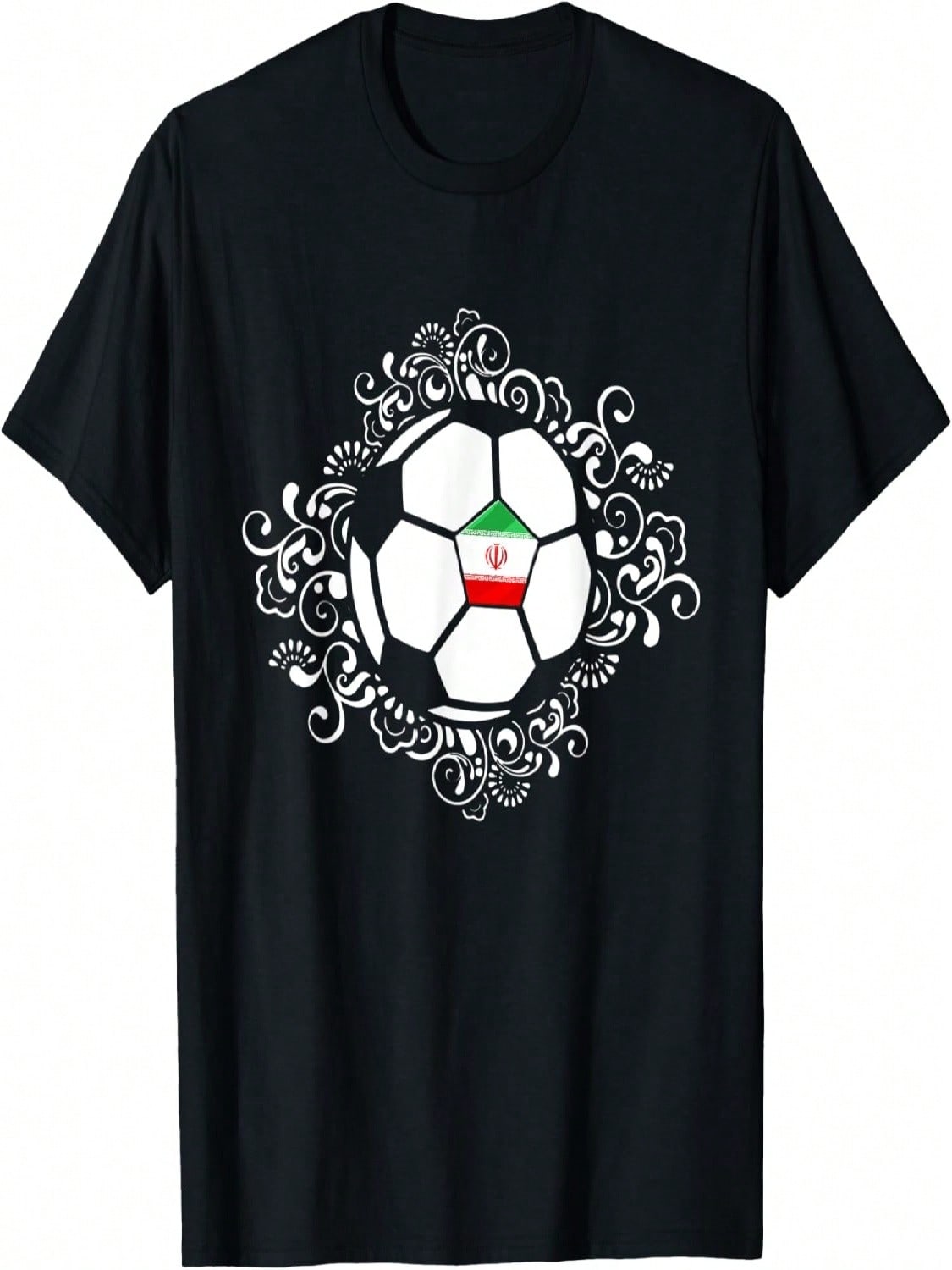 Floral  Soccer Fans Jersey  Football Lovers Art T-Shirt S разноцветный