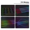 Vollfarb-Streamer-Auto-Umgebungslichter, RGB 64-Farben-Universal-LED-Innenraum, versteckter Acrylstreifen, Symphonie-Atmosphärenlampe