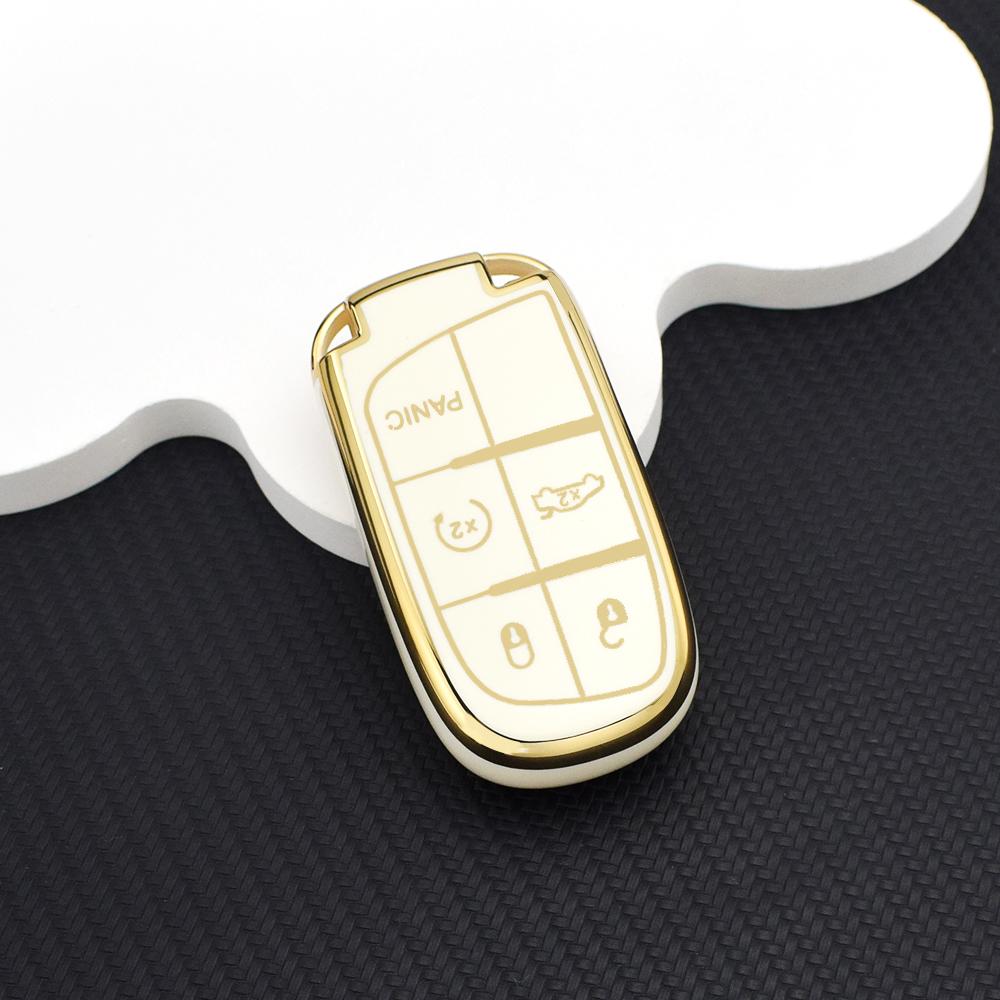 Anti-scratch Car Key Case Cover Shell For Jeep Renegade Grand Cherokee Dodge Ram 1500 Journey Charger Challenger Durango Case