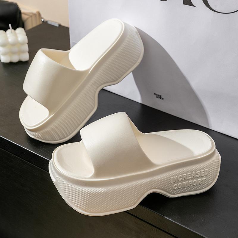 Летние женские пляжные сандалии Eva 2024 на толстой подошве и высоком каблуке с защитой от скольжения 37-38 1100₽