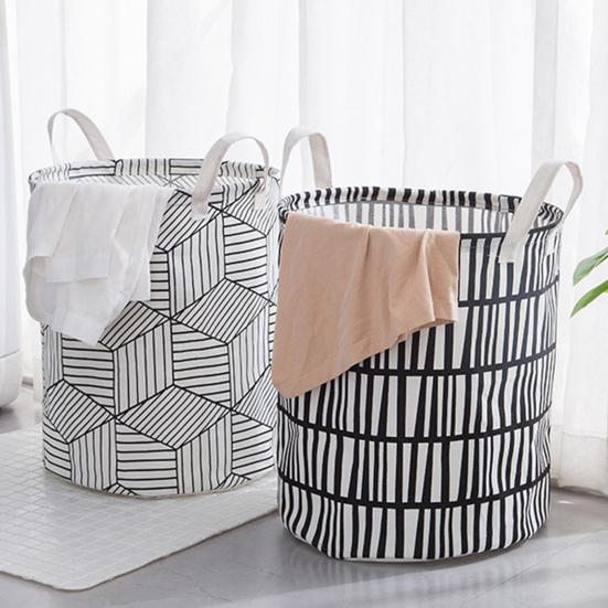Large Capacity Foldable Clothing Holder Laundry Basket Storage Bag Organizer