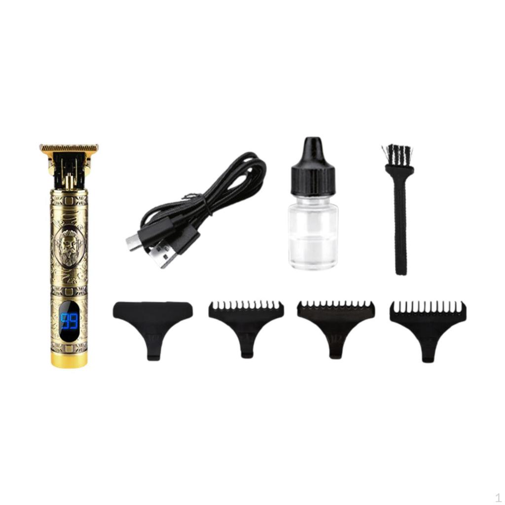 Electric Hair Trimmer with LCD Display, Grooming Kit for Men And Dads