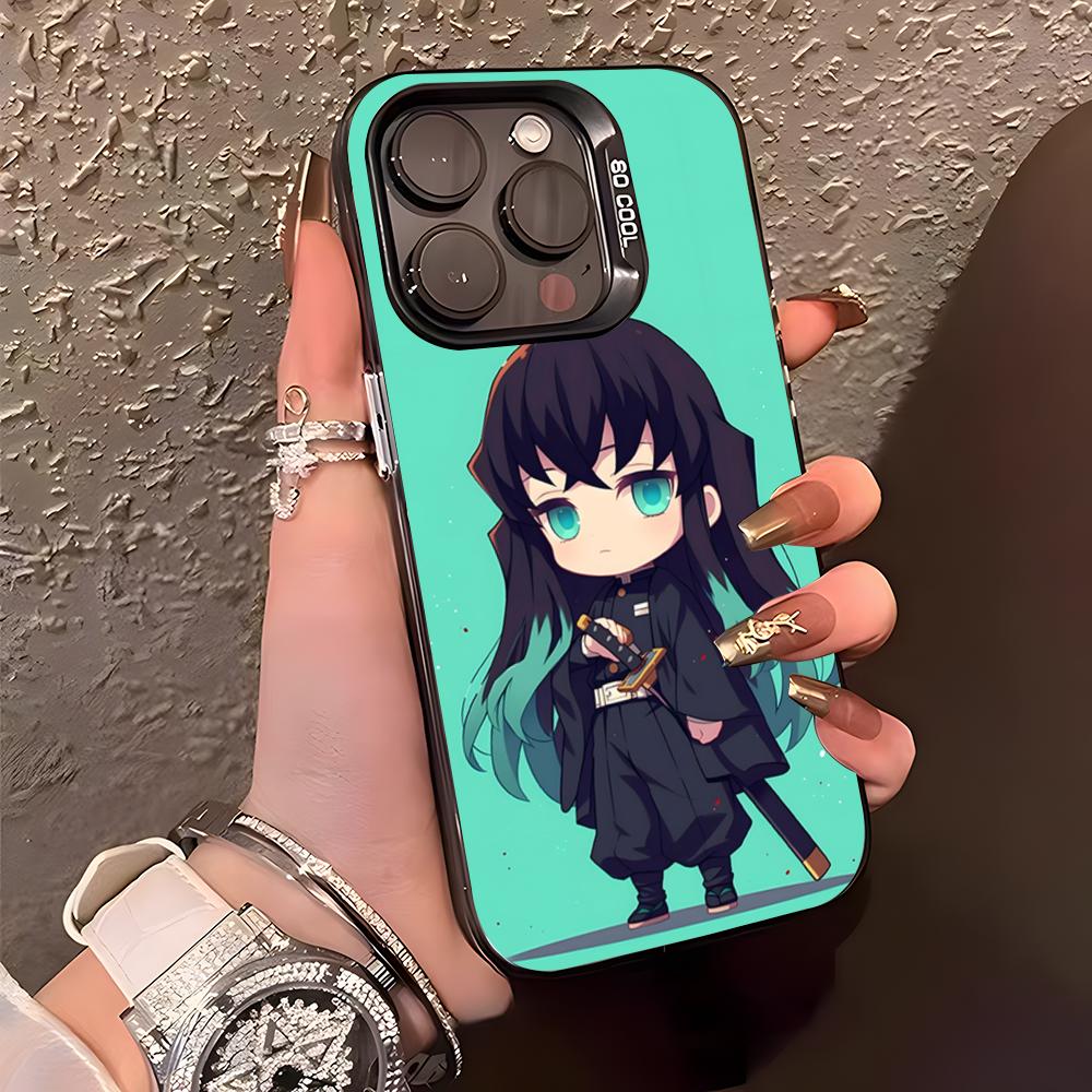 M-Muichiro T-Tokito Phone Case For IPhone17 Air 16 15 14 Plus 13 12 11 Pro XS Max Silver Black Bumper Case
