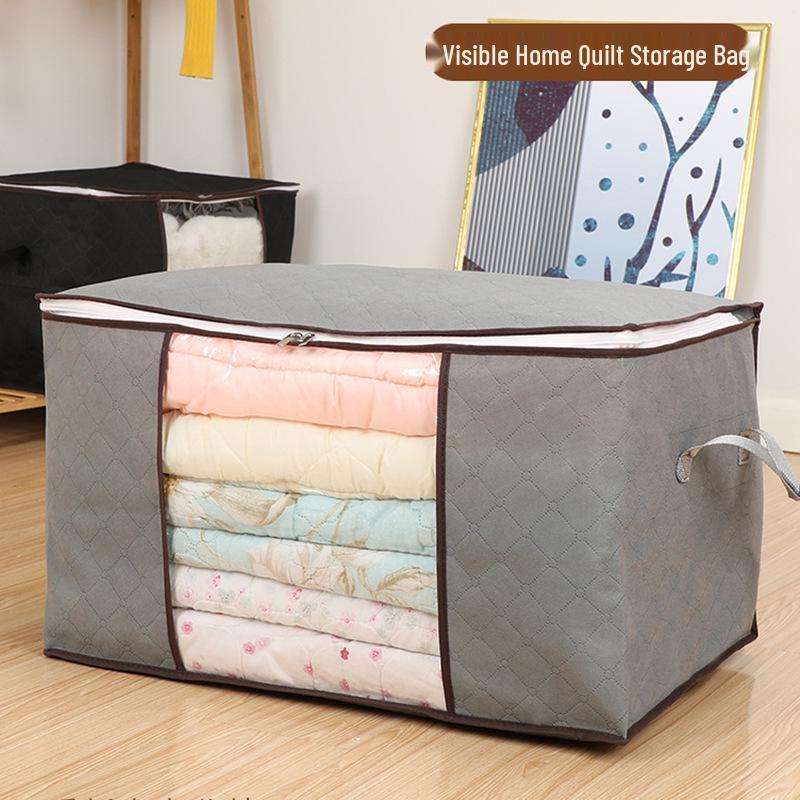 Large Moisture-Proof Cotton Quilt and Clothing Storage Bag