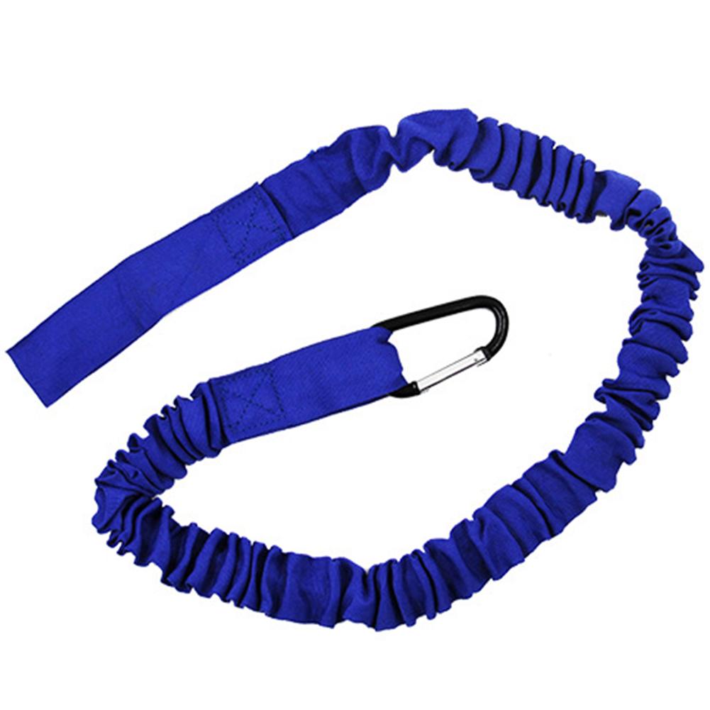 Stretchable Kayak Paddle Coiled Leash Elastic Kayak Paddle Leash With Safety Hook Fishing Pole Tether for Kayak Paddles