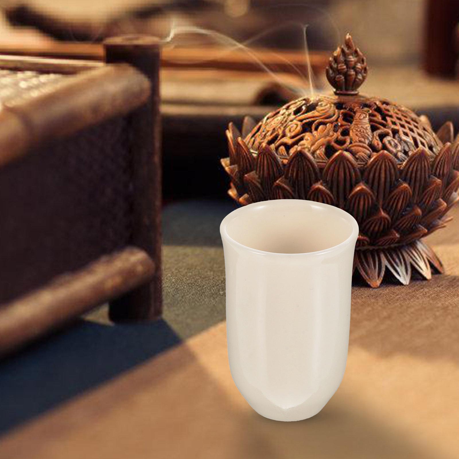 25Ml Porcelain Tea Cup Ceramic Smooth Finish High Temperature Resistant Crack Resistant Simple Elegant Design for Home Tea other