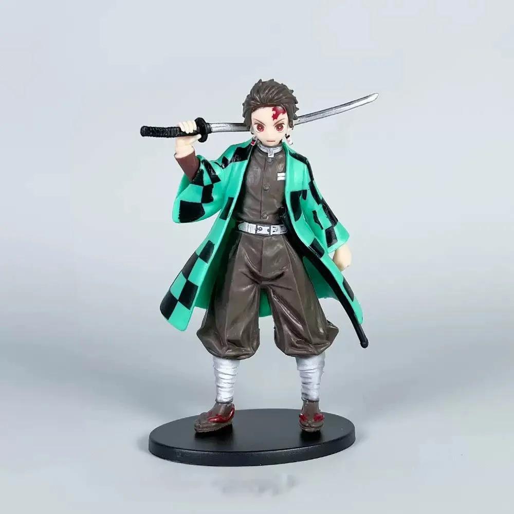 Hot Anime Demon Slayer Kimetsu no Yaiba Figure Nezuko Tanjirou Mitsuri Shinobu Zenitsu Kyoujurou Action Figural Model Toy Gifts