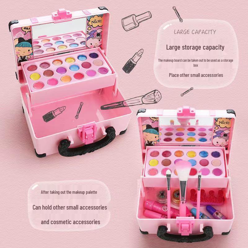 Kids' Washable Makeup Set with Face Stickers for Stage Performances & Dress-Up