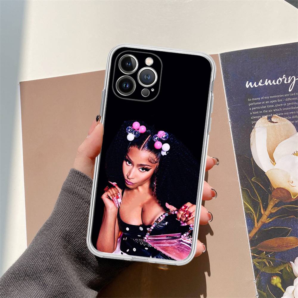 Nicki Minaj Rapper Handyhülle, passend für iPhone 16, 15 Pro Max, iPhone 14, 11, 12 High End, 13 Pro, Silikon