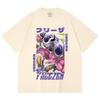 230 g/m² 100% bavlna Dragon Ball V72 Král Cold Potisk Unisex T-shirt z těžké bavlny
