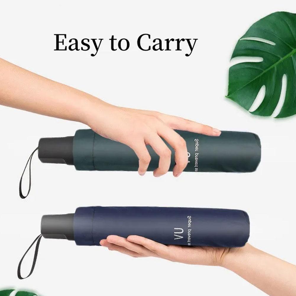 UV Sun Protection Umbrella Strong Windproof Automatic Large Format Outdoor Umbrella Sunshade UV Protection Easy to fold