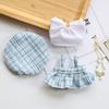 4 Pieces 17cm Mini Doll Clothes Set Cute Suit Costumes Clothing Girl Outfits for Labubu Doll