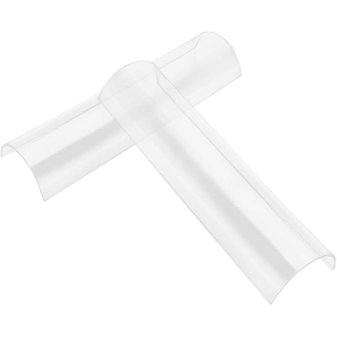 Zerodeko Acrylic Cake Roll Shaper 2pcs Clear U Shape Swiss Roll Cake Mold Long Roll Dessert Making Tool for Baking