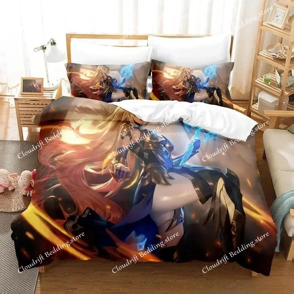New 3D Print Anime Honkai Impact 3 Bedding Set Adult Kid Bedroom Duvet cover Sets Home Textiles Birthday Gifts