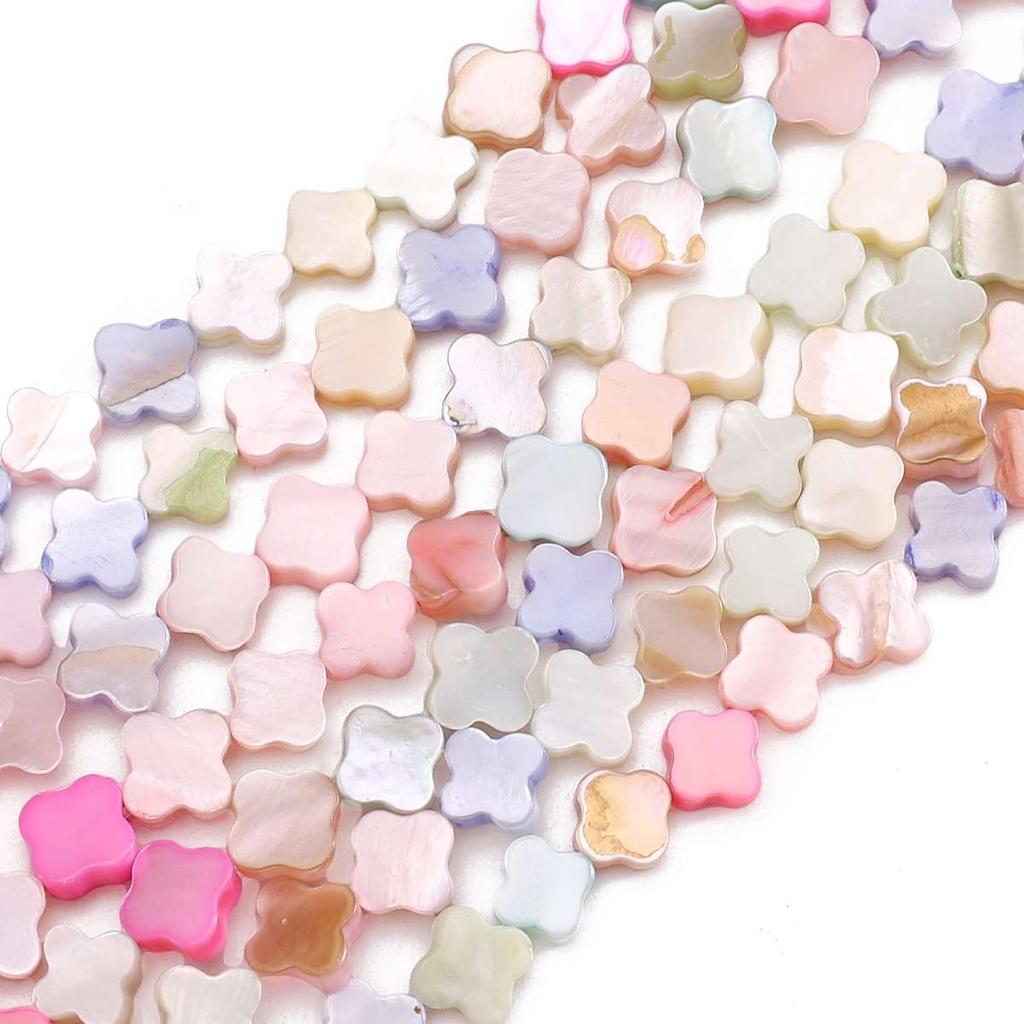 Natural Seashell Moon Round Star Beads For DIY Necklace Bracelet Earrings Jewelry Making