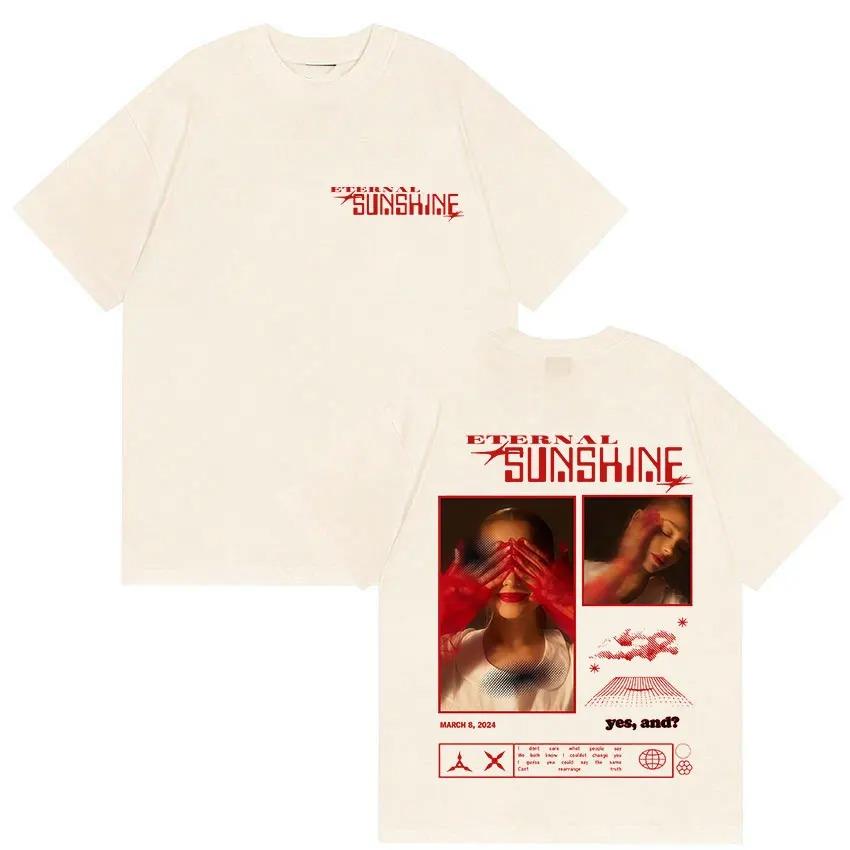 Singer Ariana Grande Tour Album 2026 Merch T-Shirt Men Women Fashion Pop Music Short Sleeve Shirt Casual Streetwear