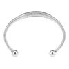 Adjustable Spring Bracelet Fashion Opening C Shaped Handchain Bohemian Stainless Steel Wristchain Bangle Women Accessory