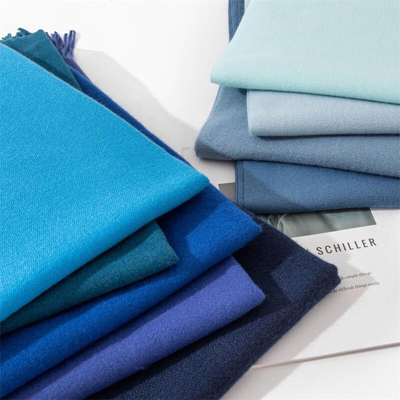 Women's Cashmere-Feel Solid Winter Scarf