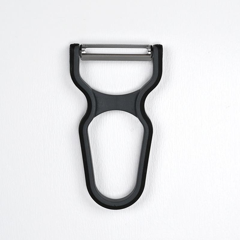 Stainless Steel Peeler - Swivel Blade Vegetable & Fruit Peeler for Kitchen, Ergonomic Non-Slip Handle (Potato, Apple, Carrot)